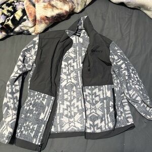 Hooey Gray and Black Patterned Jacket